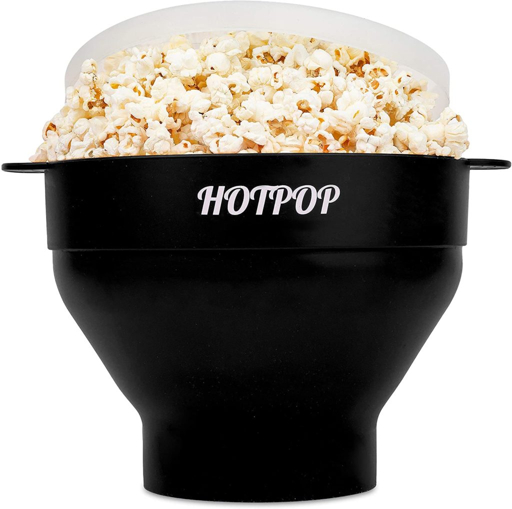 The Original Hotpop Microwave Popcorn Popper, Silicone Popcorn