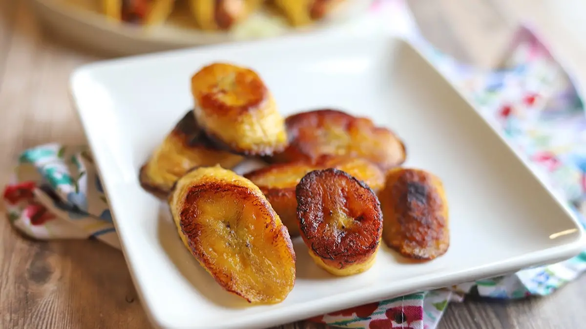 Fry Plantains Sweet