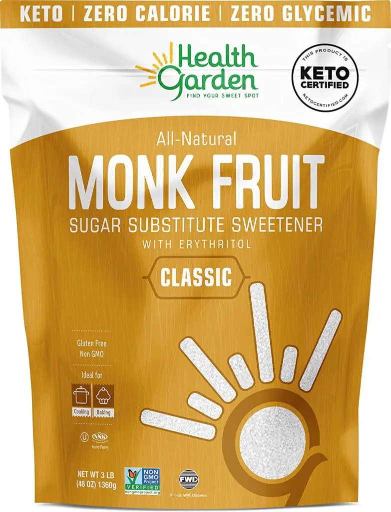 Health Garden Monk Fruit Sweetener,